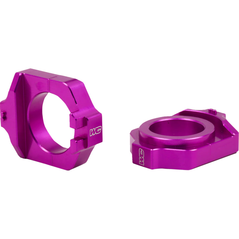 WORKS CONNECTION 1231-1749 17-P221 Elite Axle Block Kit purple - honda