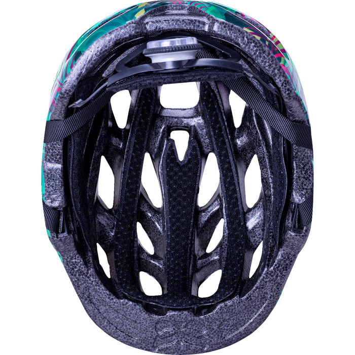 KALI 0151-0362 0221022214 Child Chakra Lighted Jungle Bicycle Helmet Child Chakra Lighted Helmet - Jungle - Gloss Green - XS