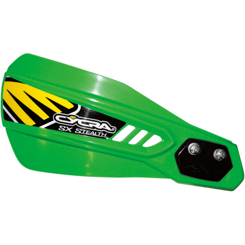 CYCRA 0635-0207 1CYC-0015-72X Stealth Alloy Racer Pack Handguards - Stealth - Green