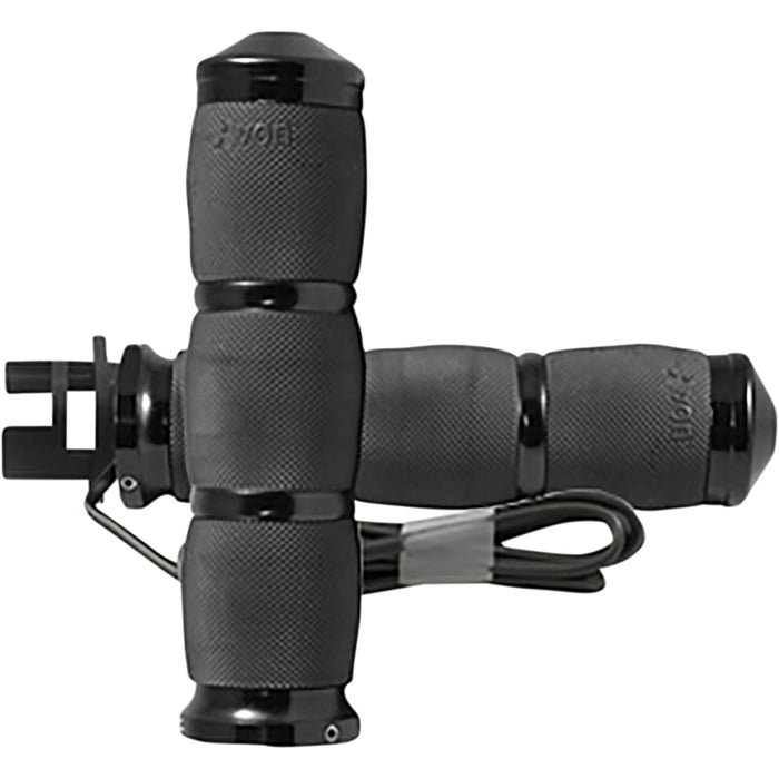 AVON GRIPS 0631-0225 MT-IN-AIR-90A-H Heated Grips Grips - Heated - Air Cushion - Indian - Black
