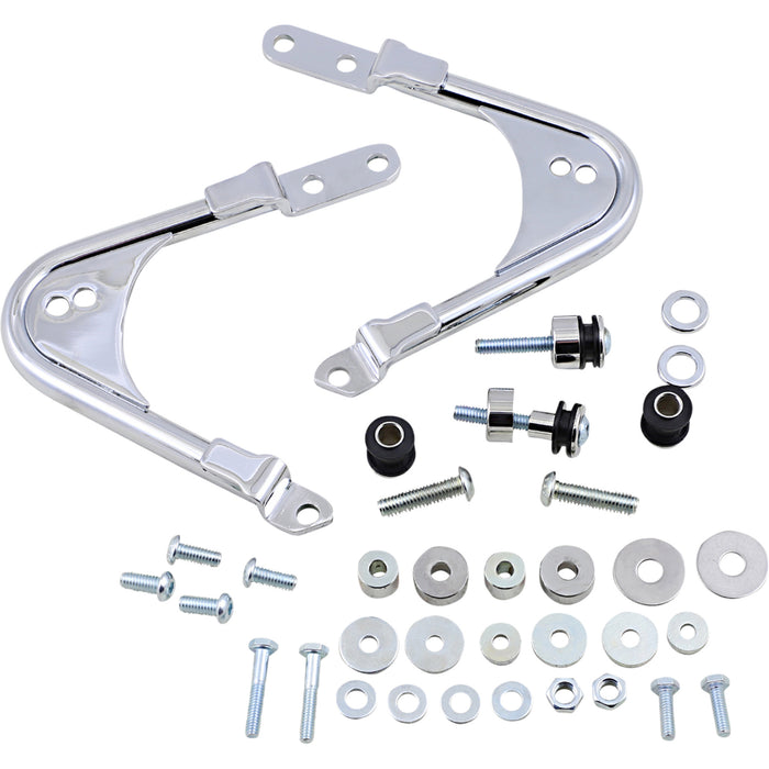 COBRA 1510-0665 602-2103 Detachable Tour Pack Rack Mounting Kit - Two-Up Docking Hardware - Rear