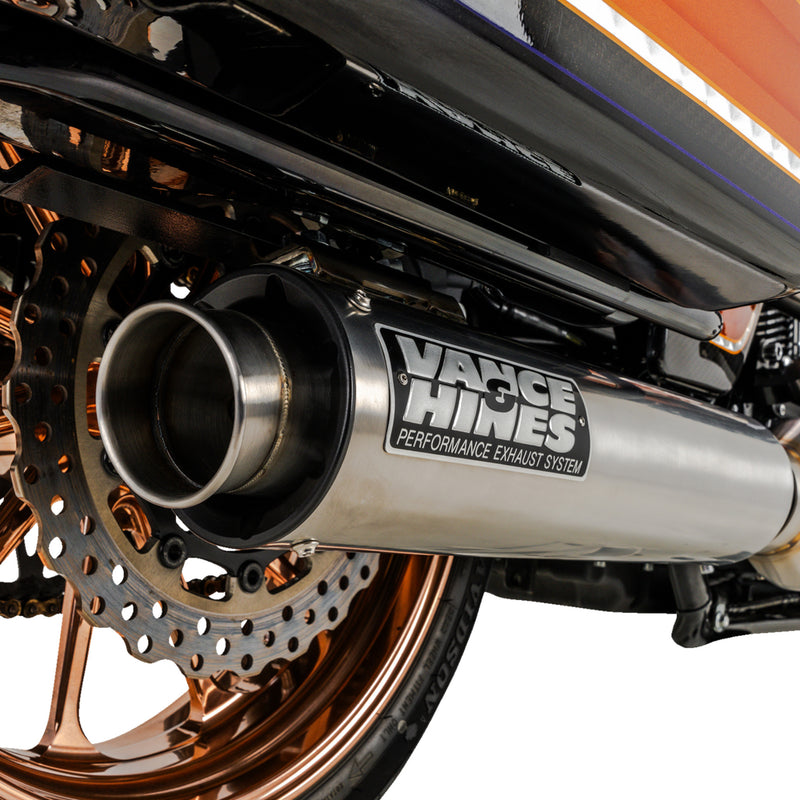 Vance & Hines Supersport 2-Into-1 Exhaust System - 27345 For Harley Touring 2017-2026