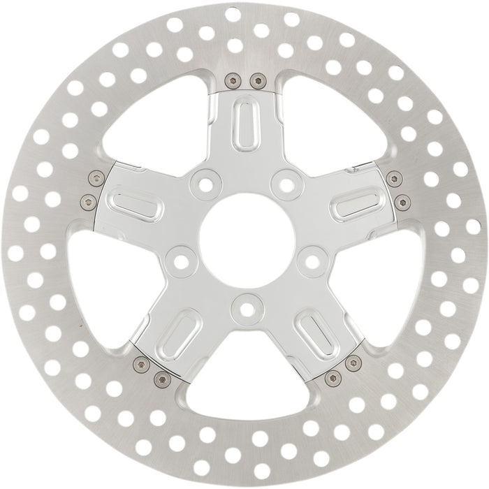 PERFORMANCE MACHINE (PM) 1710-3186 01331800FRMSCH Two-Piece Brake Rotor - 11.8" - Formula - Chrome