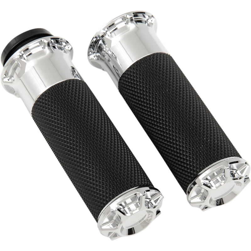 Arlen Ness Beveled Fusion Grips - 07-328 For Harley Motorcycles 2008-2025