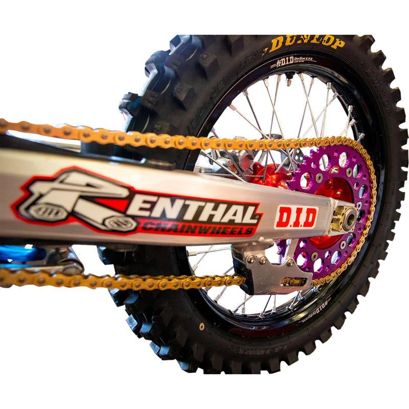 RENTHAL 1211-3088 123U-520-50GYPE Ultralight Rear Sprocket Rear Sprocket - Aluminum - 50 Tooth - Purple - Suzuki
