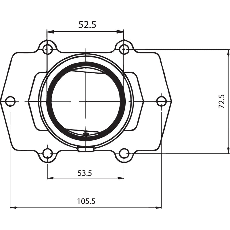KIMPEX 1013-0051 104579 Carburetor Mounting Flange arctic cat
