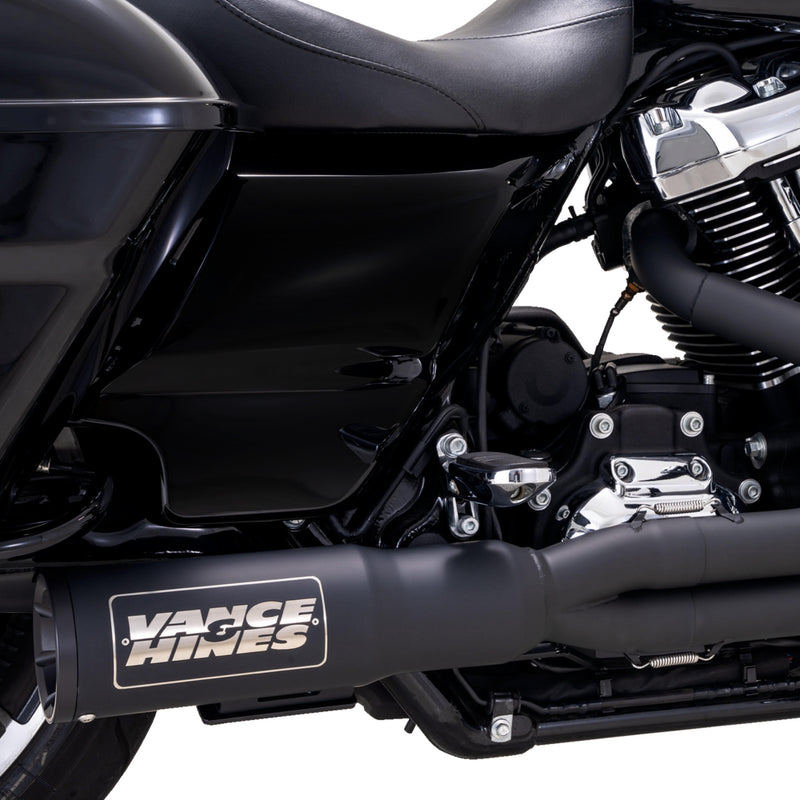 Vance & Hines Hi-Output 2-Into-1 Exhaust System - 47321 For Harley Touring 2017-2024
