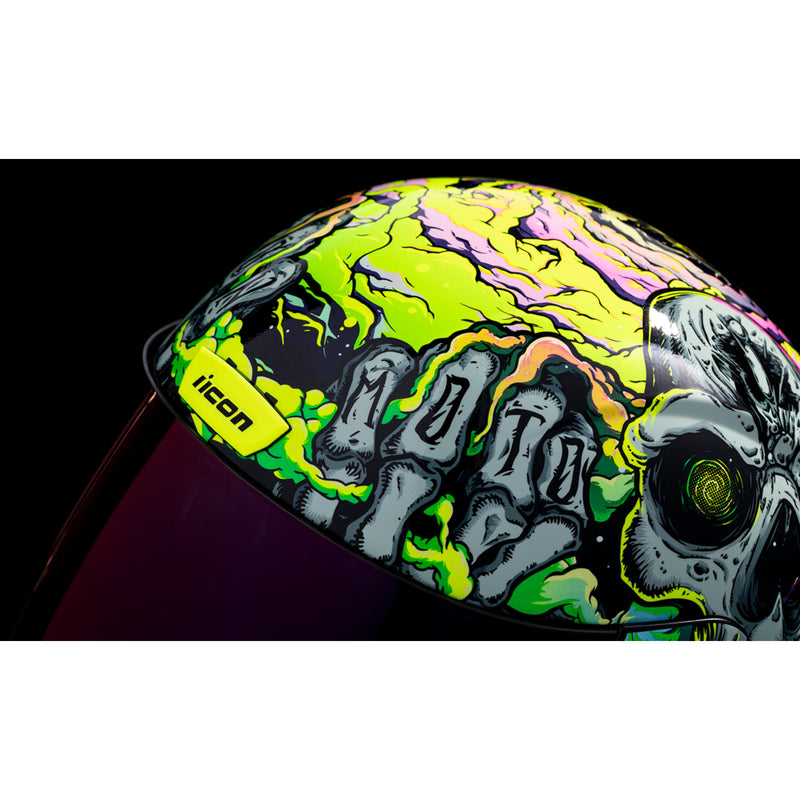 glow motorcycle helmet Night Shift LED Kit LightMode Featuring a MIPS Brain Protection System Glow in the Dark Venom