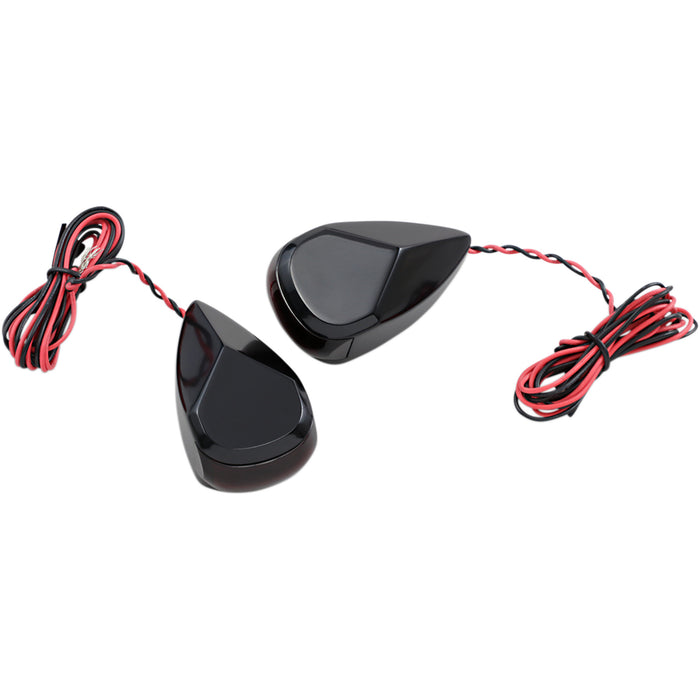 ALLOY ART 2020-1729 MRL-3B Multi-Replacement LED Marker/Signal Lights - Turn Signal - Black - Red/Red