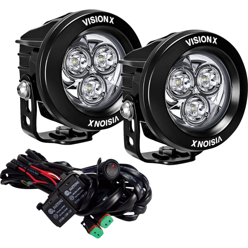 VISION X 2001-2881 9912158 Light Cannon cg2 - 3-3/4" - multi led - clear lens