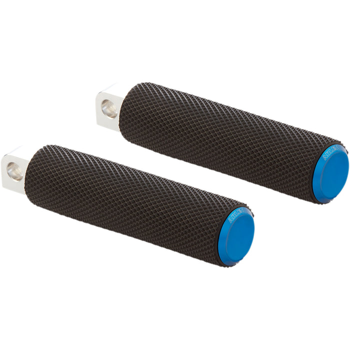 ARLEN NESS 1620-1964 07-937 Fusion Male-Mount Footpegs - Knurled - Blue