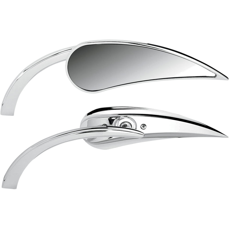 ARLEN NESS 0640-0497 13-410 Micro-Mirror - Rad 2 - Side View - Teardrop - Chrome - Left