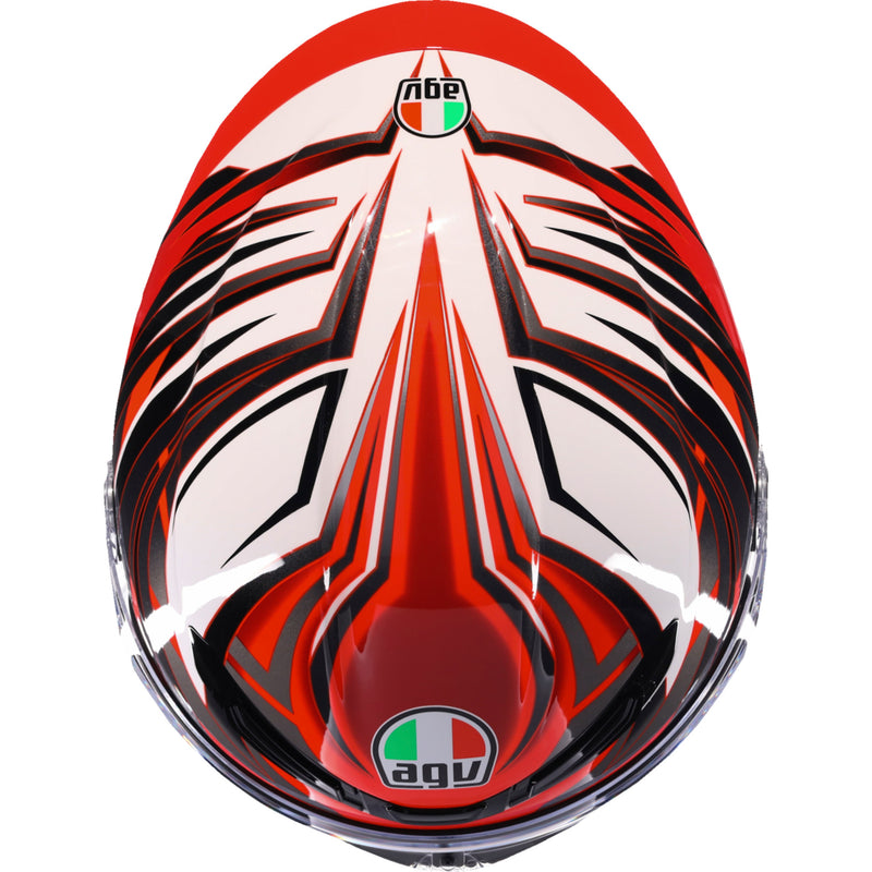 AGV K6 S Reeval Helmet - White/Red/Gray