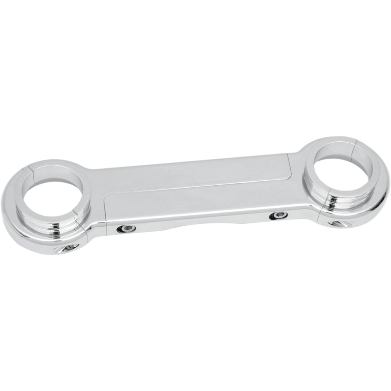 Drag Specialties Chrome Front Fork Brace Fork Brace 41 Mm Chrome - 0415-0018 For Harley 1984-2013