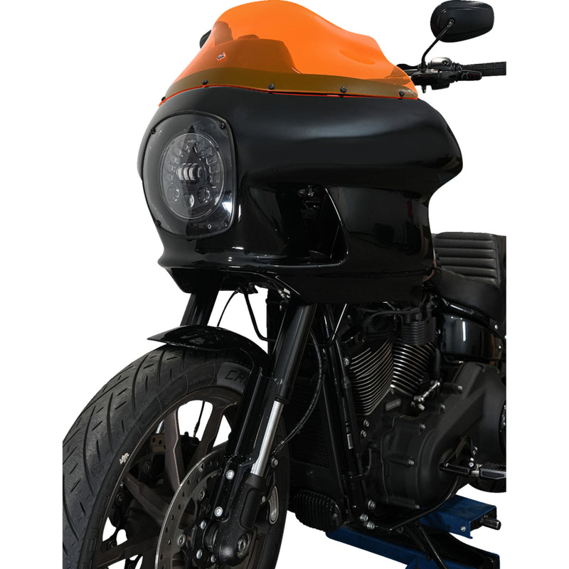 KLOCK WERKS 2310-0771 KWW-02-0608 Kolor Flare™ Windshield - 9" - Orange Ice - FXRP