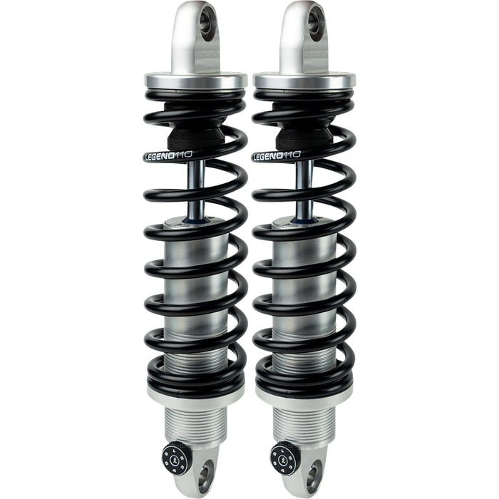LEGEND SUSPENSION 1310-1778 1310-1778 Legend REVO-A Coil Suspension For Dyna Models - REVO-A Adjustable Dyna Coil Suspension - Clear Anodized - Heavy-Duty - 14"