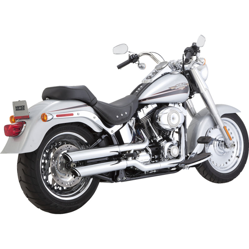 Vance & Hines Twin Slash Muffler - 16343 For Harley Softail 2010-2017