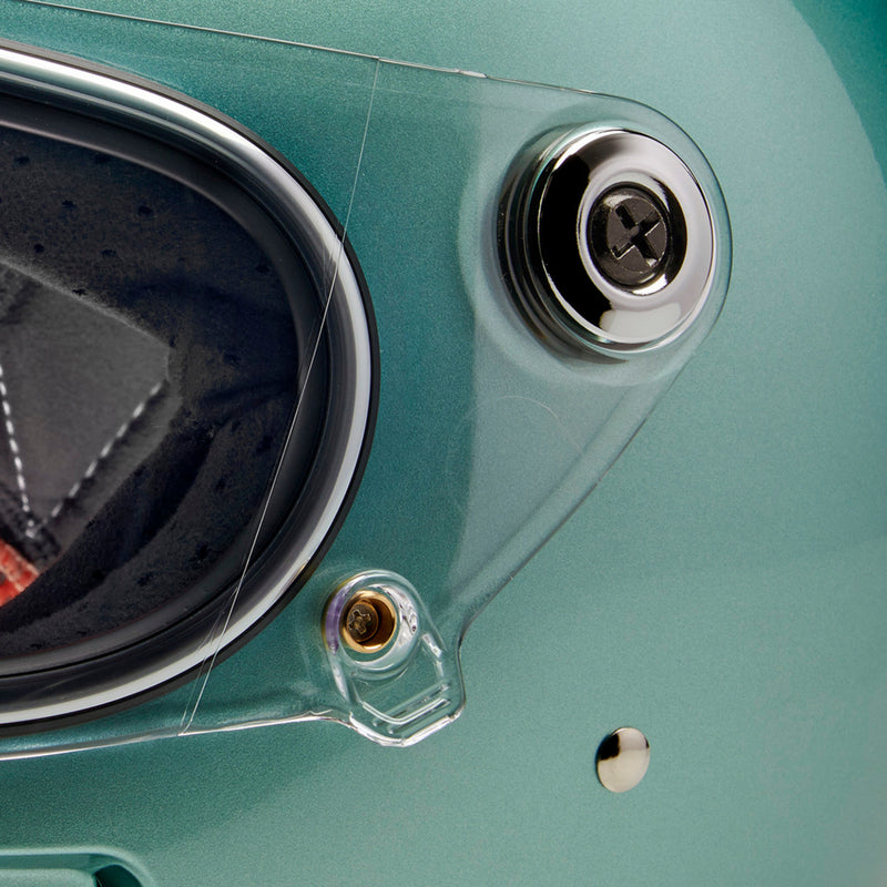 BILTWELL Gringo SV Helmet Metallic - Seafoam