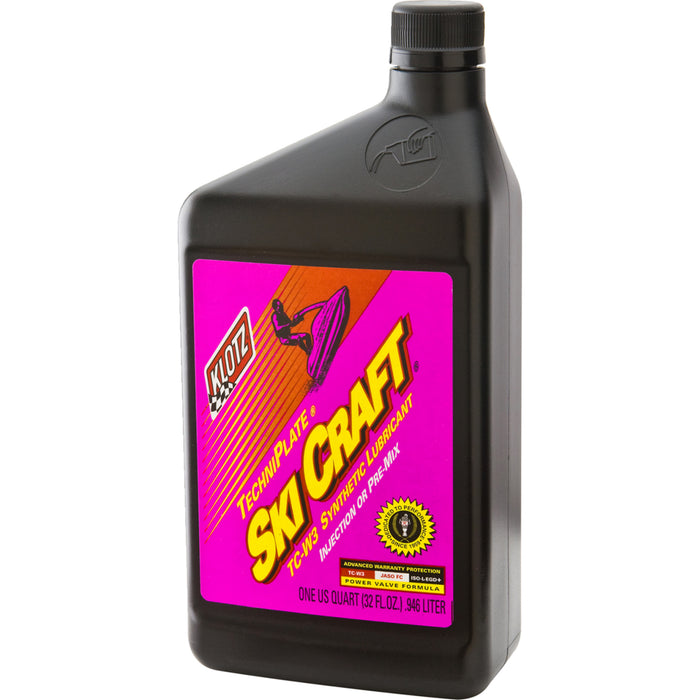 KLOTZ OIL 3602-0153 KL-306 SkiCraft® TechniPlate® Synthetic 2-Stroke Engine Oil SkiCraft® Synthetic 2-Stroke Oil - 1 U.S. quart