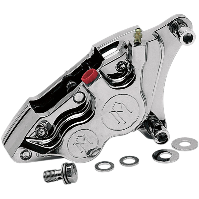 Performance Machine (pm) Brake Caliper Kit - 0053-2915-CH For Harley Motorcycles 1984-2000