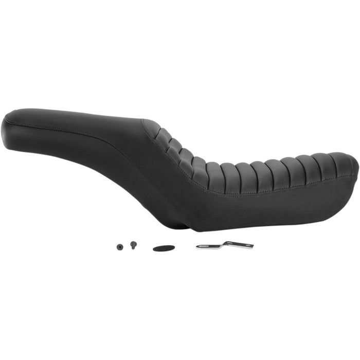 SADDLEMEN 0803-0479 804-05-148 Profiler™ Tuck-n-Roll Seat - Black - FXDWG '04-'05