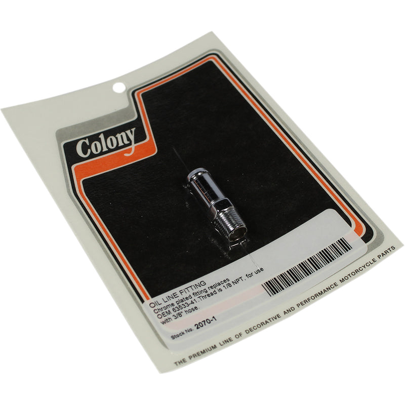 COLONY 2401-1120 2070-1 Oil Line Fitting Fitting Oil Line