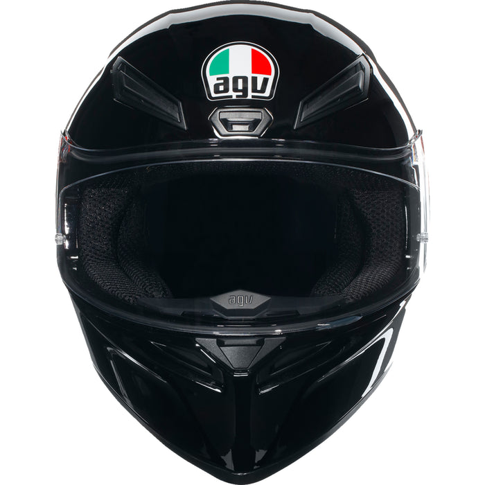 AGV 0101-15642 2118394003027XL K1 S Solid Helmet K1 S Helmet - Black - XL