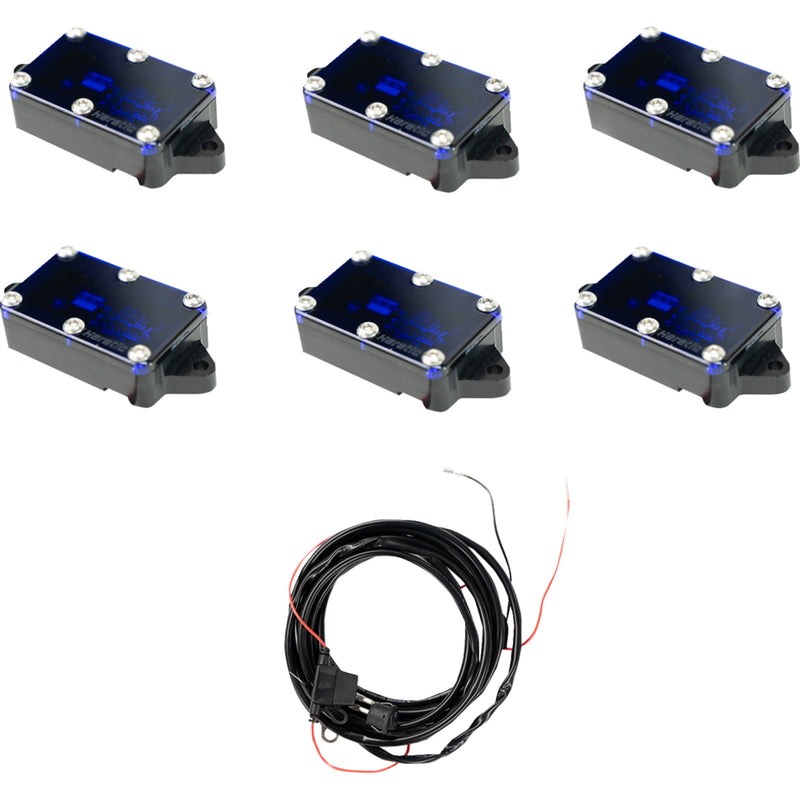 HERETIC 2040-3091 70027 LED Rock Light Rock Light - Blue - 6 Pack