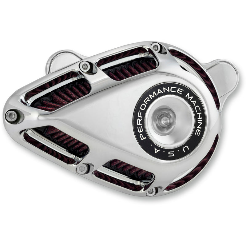 Performance Machine (pm) Jet Air Cleaner - 0206-2167-CH For Harley Touring 2023-2026