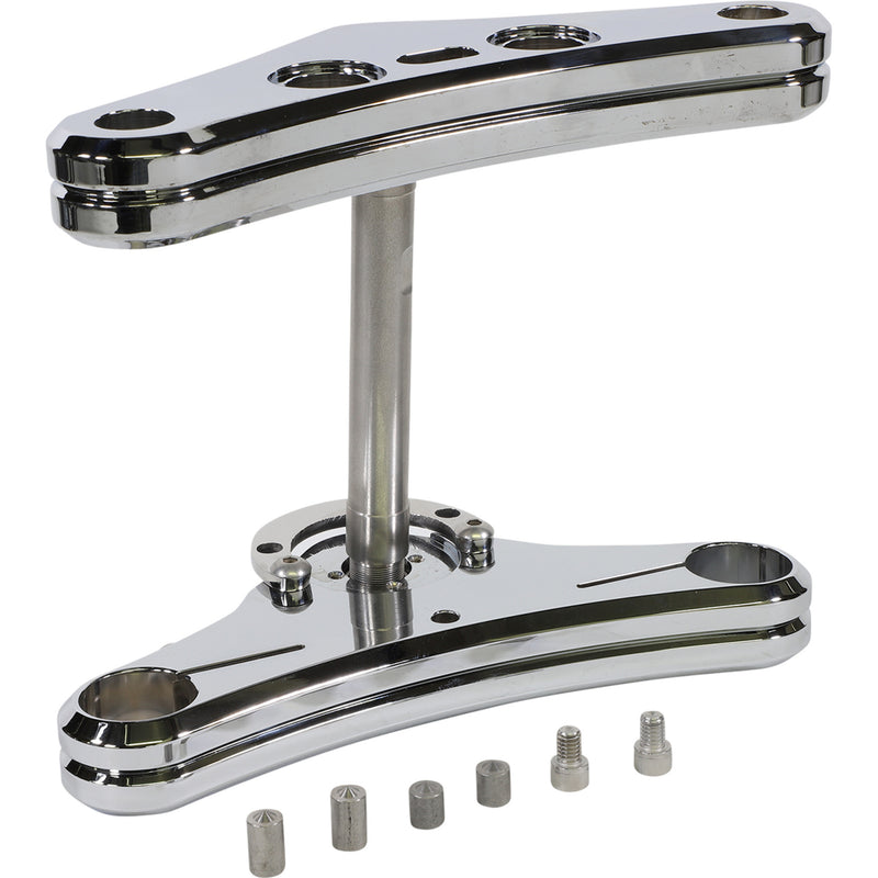 Accutronix Elite Radius Groove Triple Tree - TWR541-EC For Harley Softail / Wide 1984-2010
