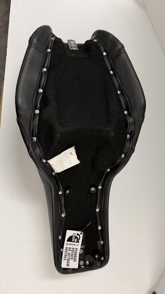 (OPEN BOX)  SADDLEMEN 0803-0629 ORANGE  STITCH SC80604DB Pro Series SDC Performance Grip SeaT