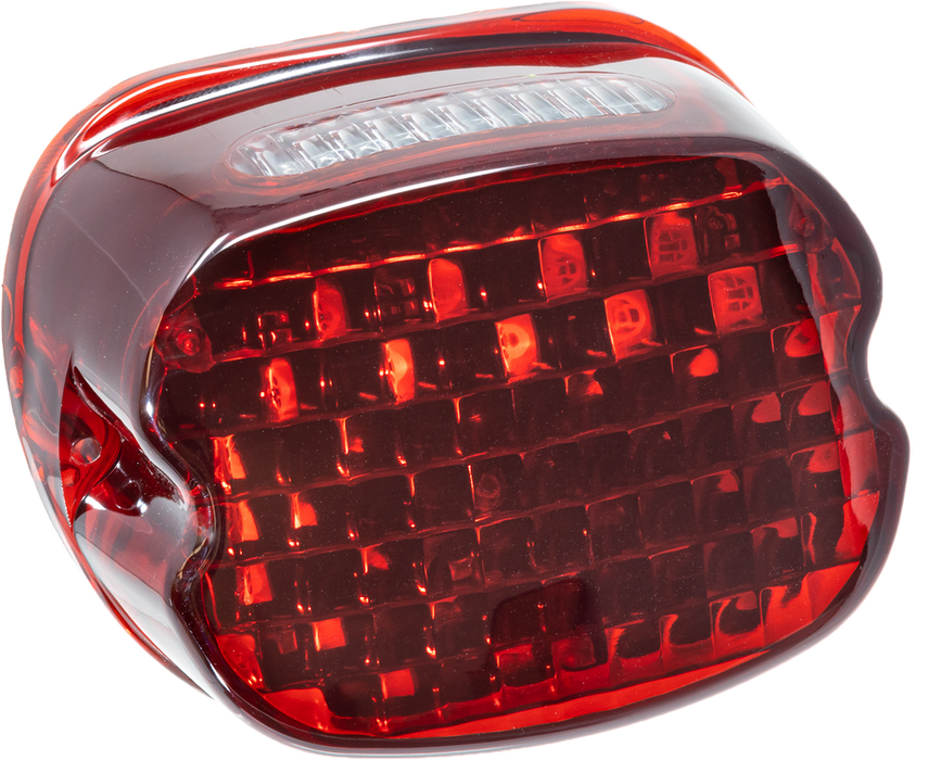 Letric Lighting Co 850-09543 LLC-STL-R SLANTBACK LED TAILIGHT RED LENSE