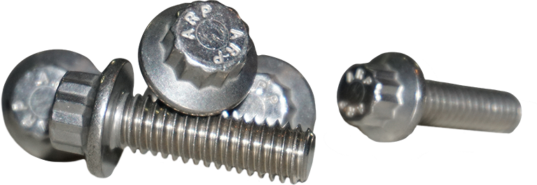 Lyndall Brakes 815-0212 107-9650 12 POINT FRONT ROTOR BOLTS MACHINED FINISH 5/16-18X1