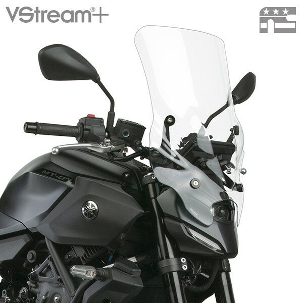 National Cycle 562-9999 N20354 VSTREAM WINDSCREEN PLUS TALL CLEAR YAM