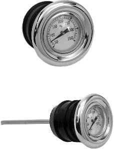 Harddrive OIL DIP Stick W Temp. Gauge White Face Replaces 62635-79T - 122051 For Harley Motorcycles 1984-1994