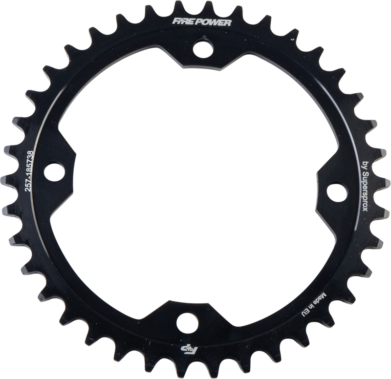 Fire Power 257-185738 FPS-1857-38-BLK REAR SPROCKET STEEL 38T BLK