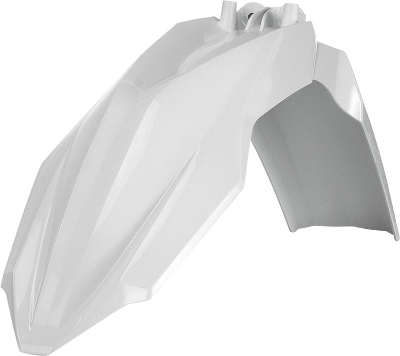 Acerbis Front Fender White - 2393400002 Husqvarna Dirt Bikes 2014-2016