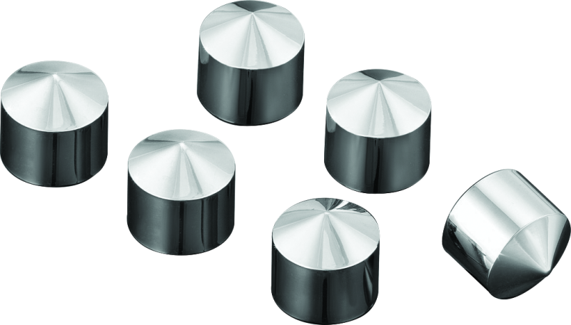 Kuryakyn 8693 Peaked Rocker Box Bolt Covers 6 Piece Twin Cam & Milwaukee-8 - Photo - Primary