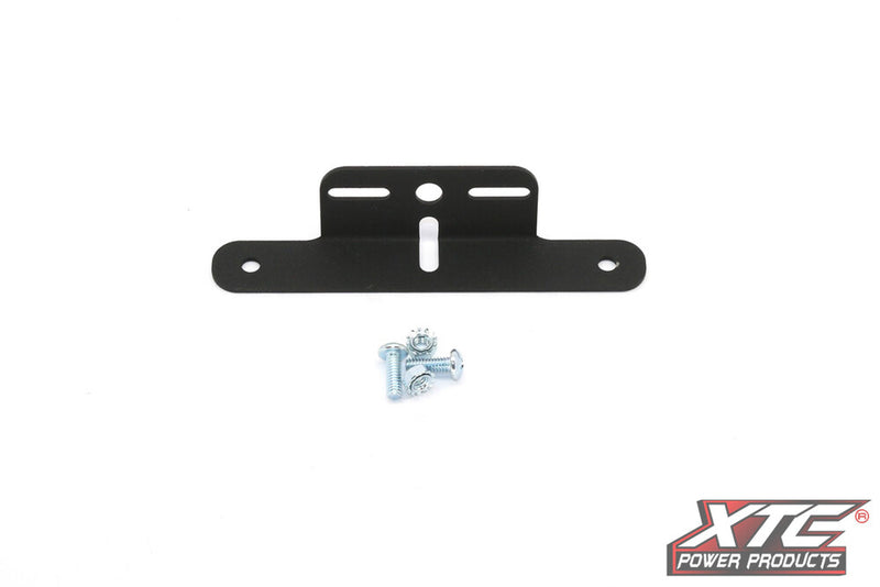 Xtc Power Products License Plate Black Universal - LF-BRA-BK