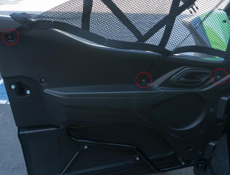 PRP Seats W35 PRP Kawasaki KRX Mesh Window Net Set - Photo - Close Up