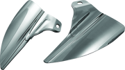 Kuryakyn 1316 Saddle Shields Heat Deflectors 09-Up Touring Smoke - Photo - Primary