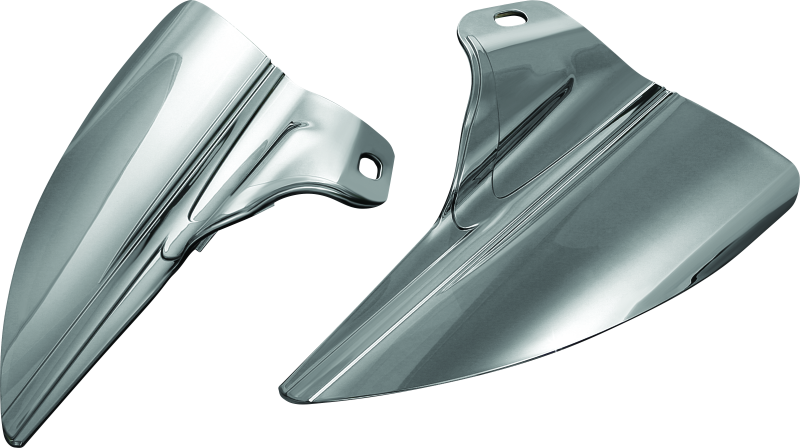 Kuryakyn 1316 Saddle Shields Heat Deflectors 09-Up Touring Smoke - Photo - Primary