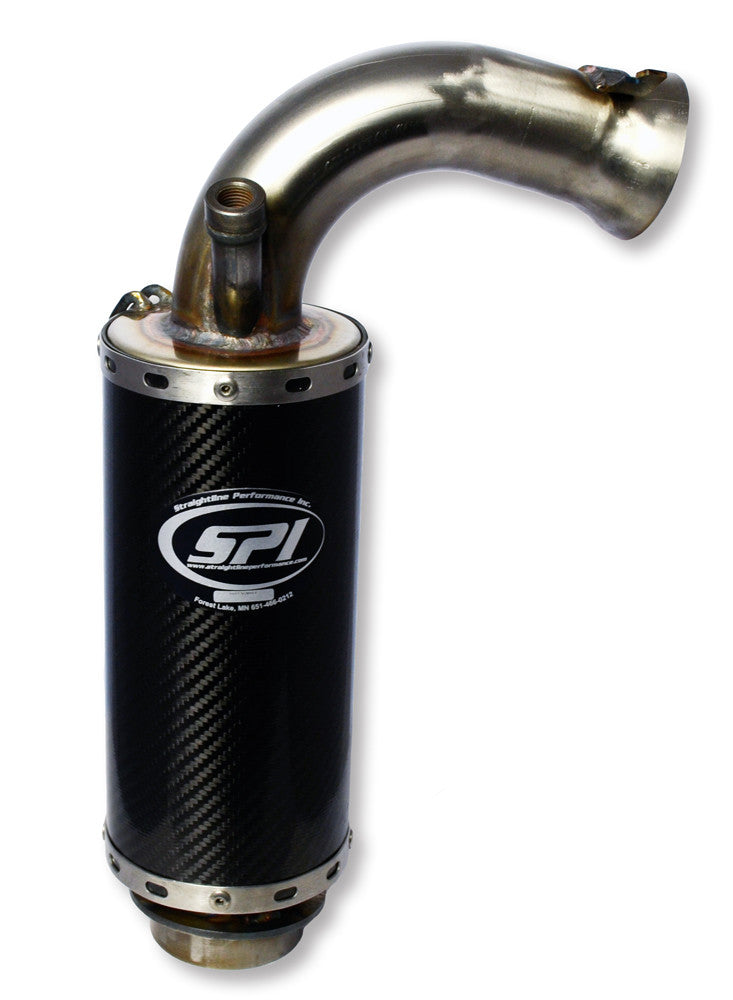 Straightline Performance Lightweight Silencer Carbon Fiber - 134-169 Ski-Doo Snowmobiles 2010-2017