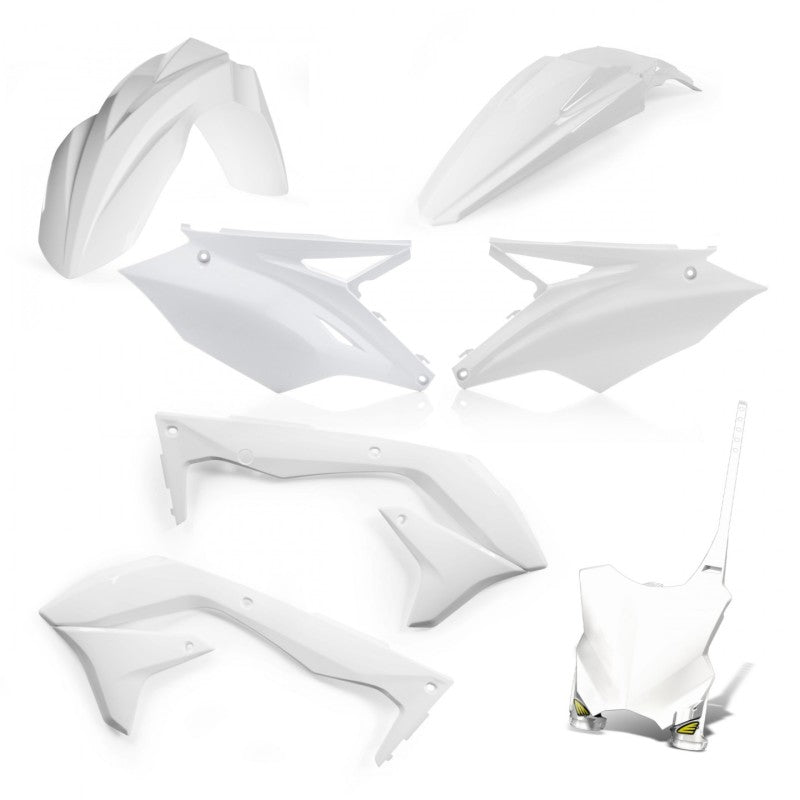 Cycra 1CYC-9418-42 16-18 Kawasaki KX450F 5-Pc Replacement Kit - White - Photo - Primary