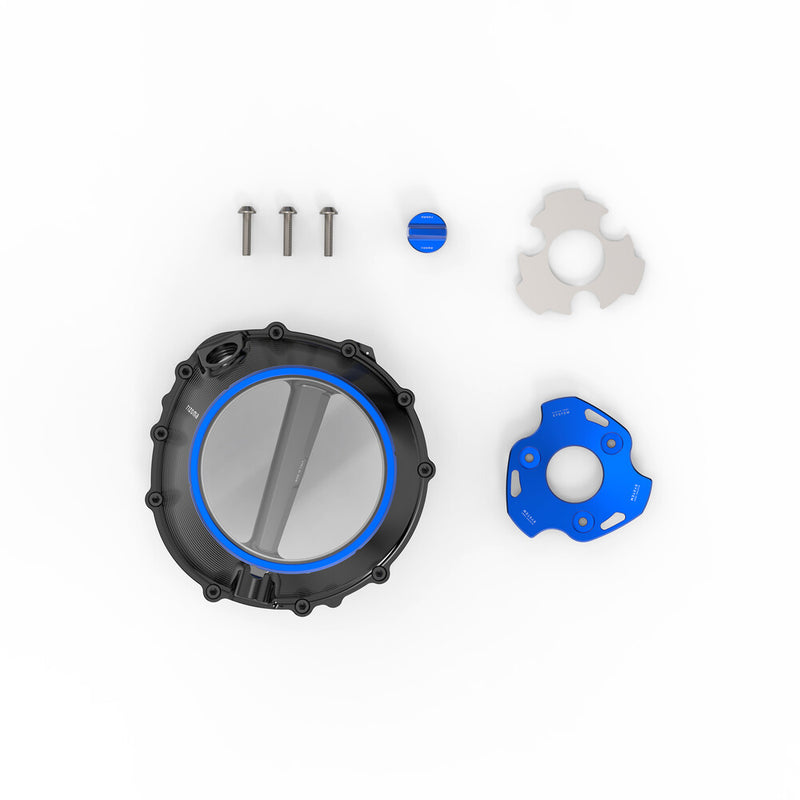Rizoma 58-ZBW109B ZBW109B CLUTCH COVER BLACK/BLUE BMW