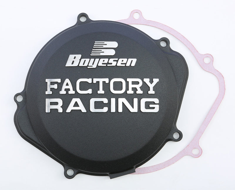 Boyesen Factory Racing Clutch Cover Black - CC-07XB Honda CRF250X 2004-2013