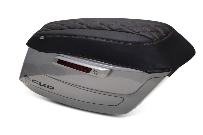 Mustang Motorcycle 88470MO Mustang 23-25 Harley CVO Road Glide (st) Deluxe Diamond Saddlebag Lid Covers - User 1
