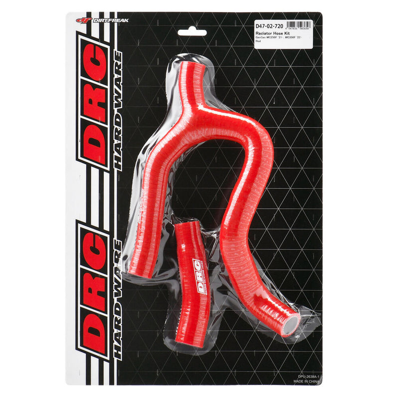 Drc Radiator Hose Kit Gasgas RED - D47-02-720