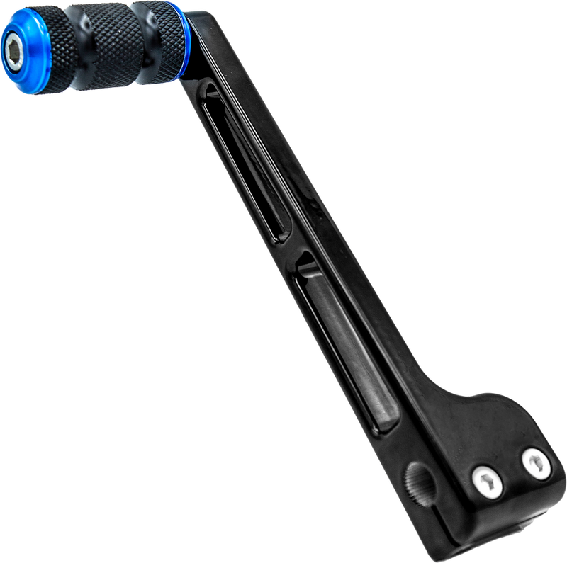 Santoro Fabworx SF30051 Twice Tight Perf Shift W TOE PEG Black For Harley Touring 1998-2013