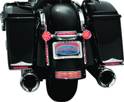 Kuryakyn 3154 L.e.d. Turn Signal Bar Filler Panel Red - User 1